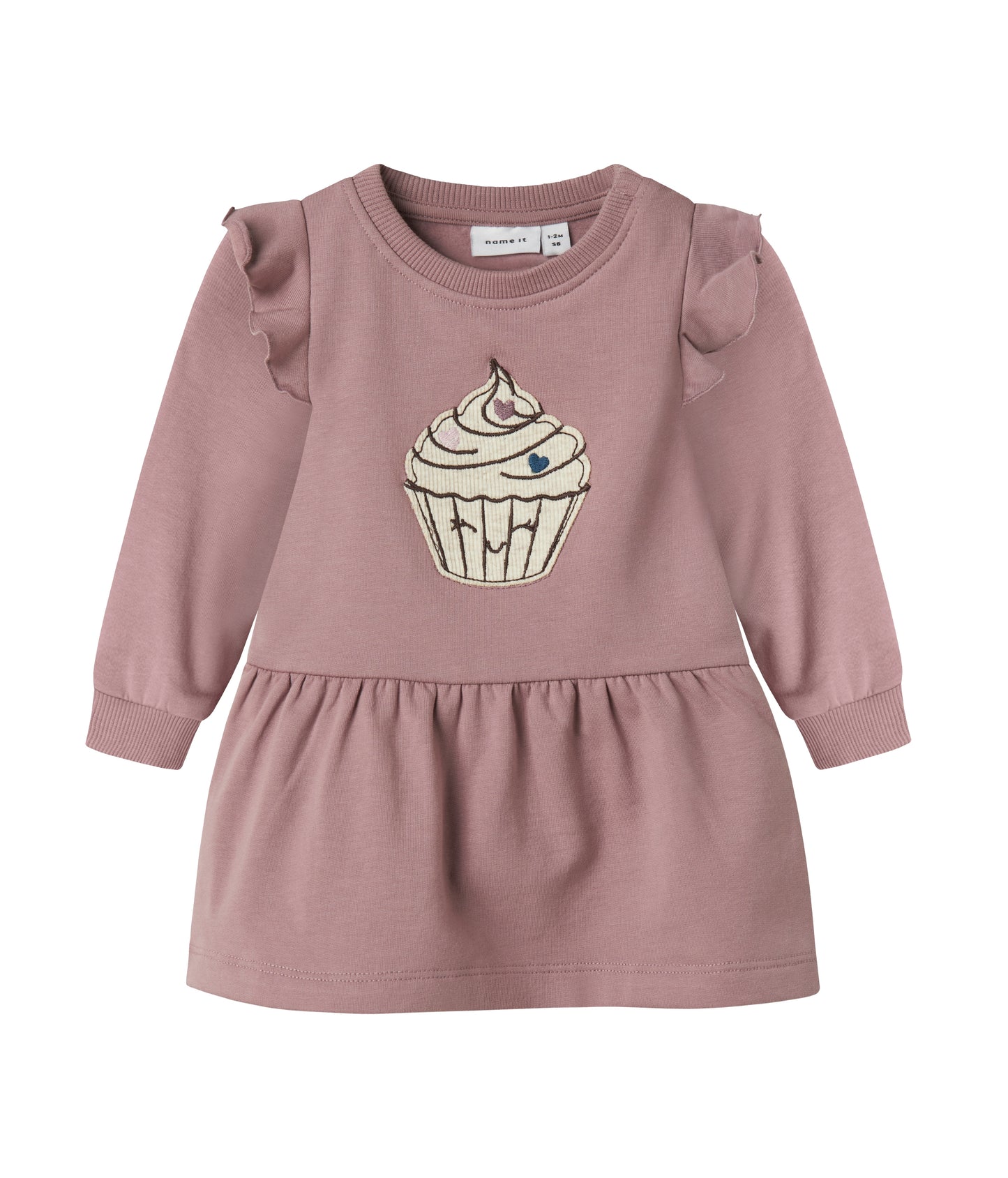 name it | Kleid Langarm  Rosa