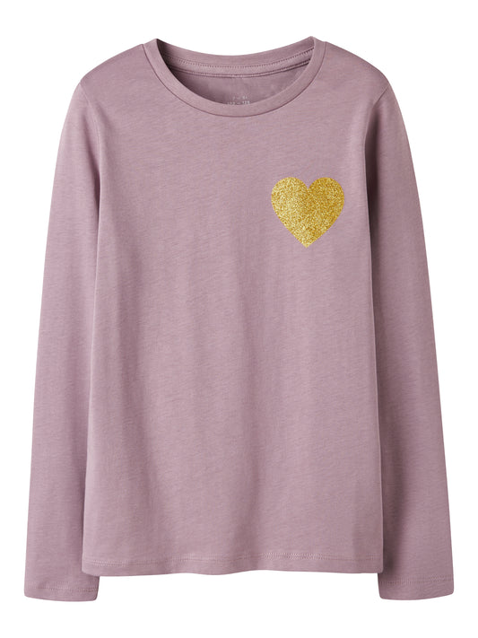 name it | T-Shirt Langarm | Rosa