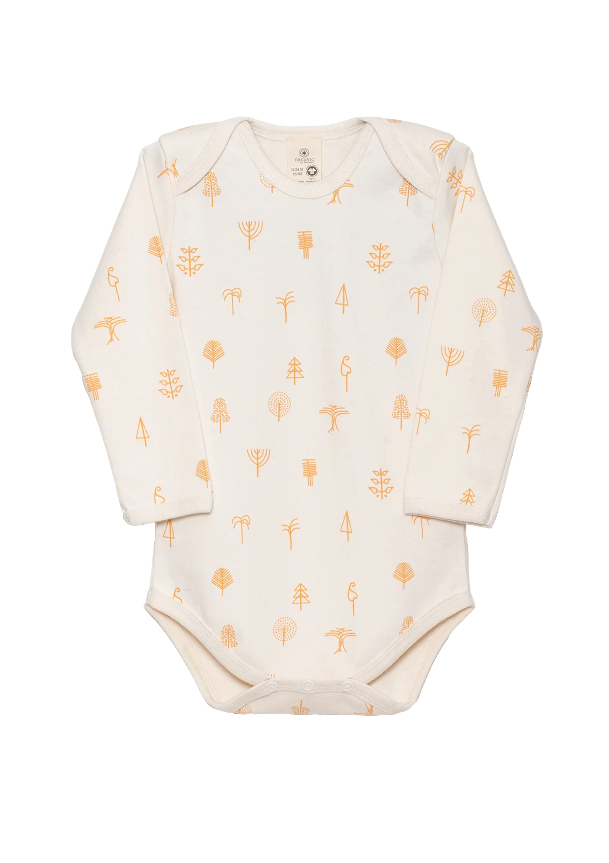 Organic by Feldman | Baby Bodysuit Long Sleeve | Protective Forest