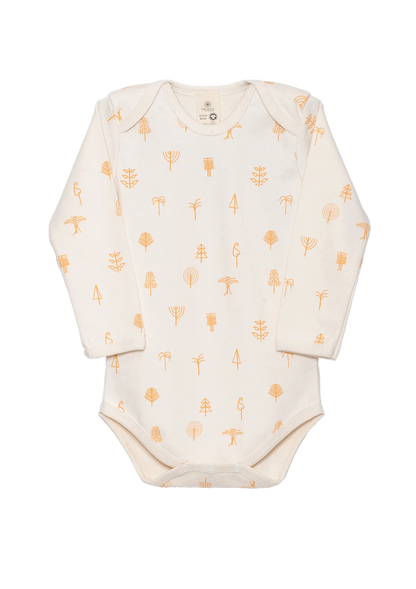 Organic by Feldman | Baby Bodysuit Long Sleeve | Protective Forest
