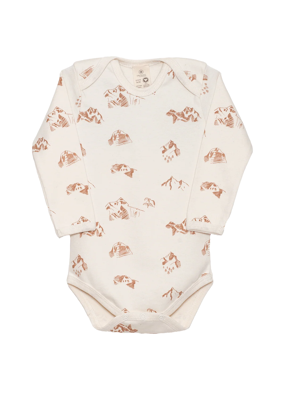 Organic by Feldman | Baby Long Sleeve Bodysuit | Healing Mountains