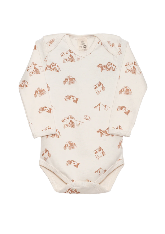 Organic by Feldman | Baby Long Sleeve Bodysuit | Healing Mountains