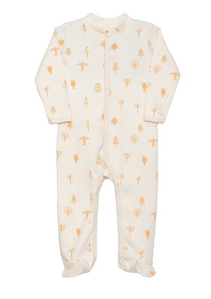 Organic by Feldman | Sleep Suit Long Sleeve | Protective Forest