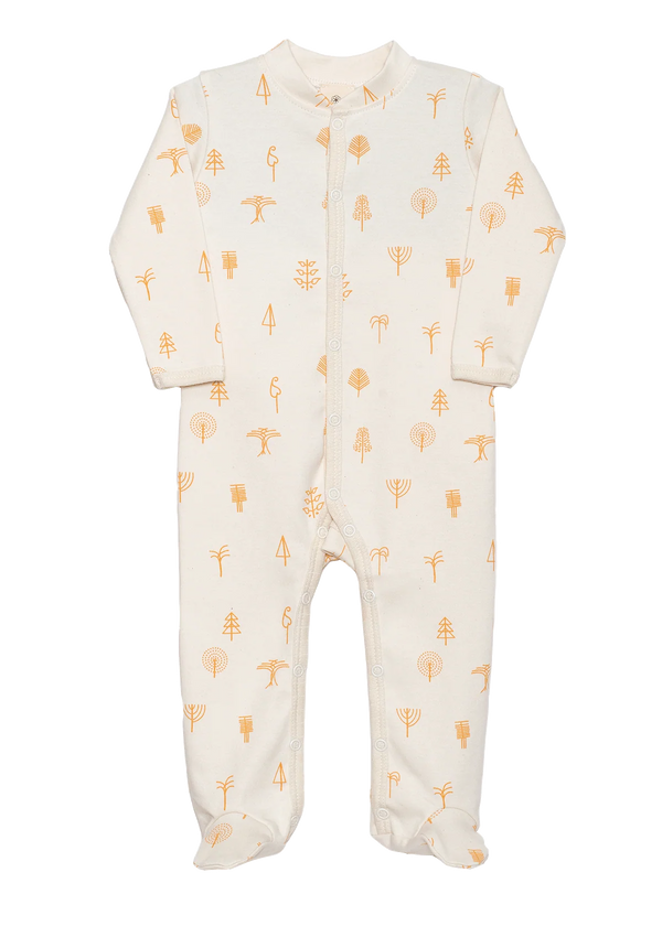 Organic by Feldman | Sleep Suit Long Sleeve | Protective Forest