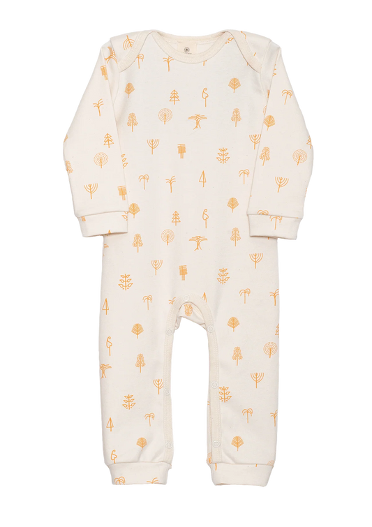 Organic by Feldman | Long-Sleeved Play Suit | Protective Forest