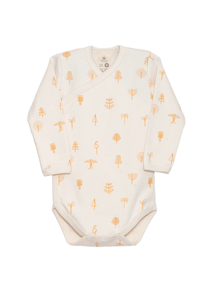 Organic by Feldman | Wrap Body Long Sleeve | Protective Forest
