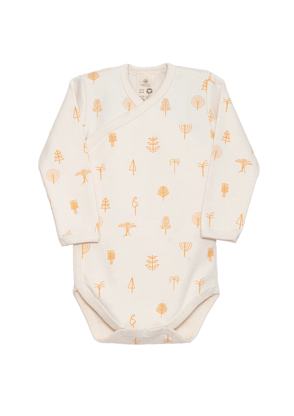 Organic by Feldman | Wrap Body Long Sleeve | Protective Forest