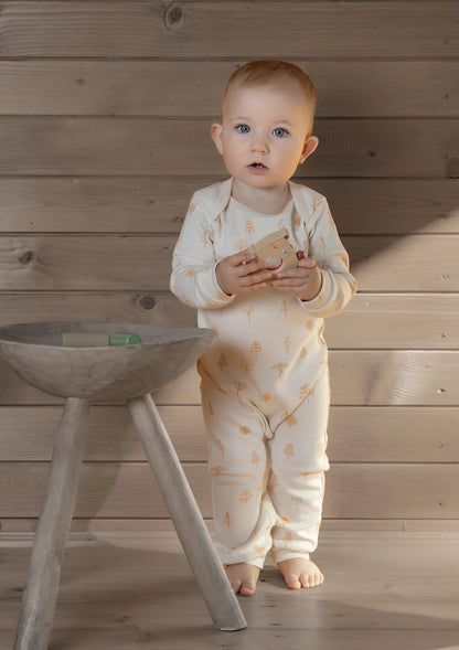 Organic by Feldman | Long-Sleeved Play Suit | Protective Forest