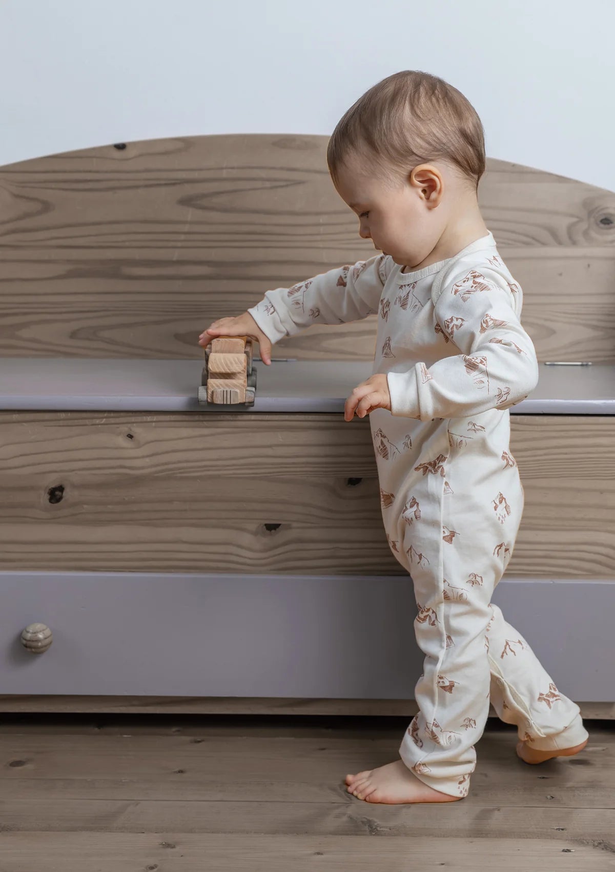 Organic by Feldman | Long-Sleeved Play Suit | Healing Mountains