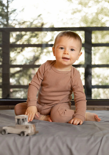 Organic by Feldman | Play-Suit Long Sleeve | Ochre
