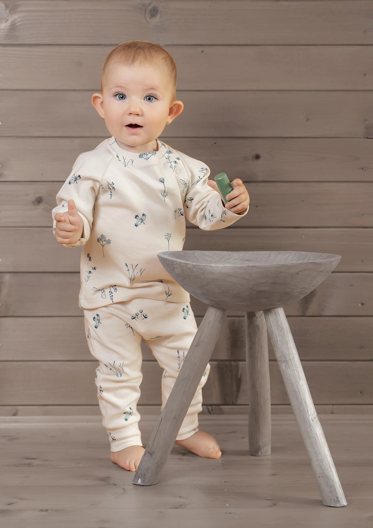 Organic by Feldman | Long-Sleeve Shirt | Plants Delight