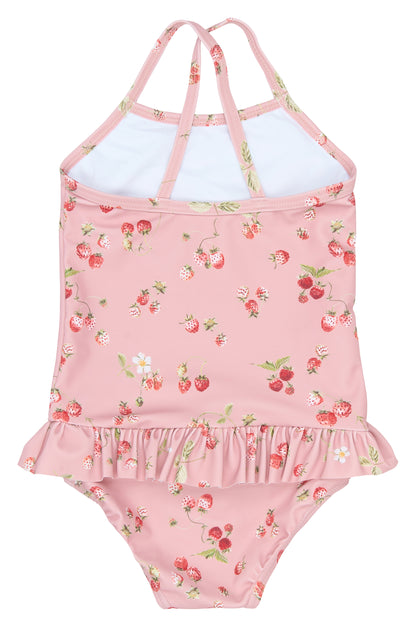 petit piao | Swimsuit | Misty Rose Strawberry AOP