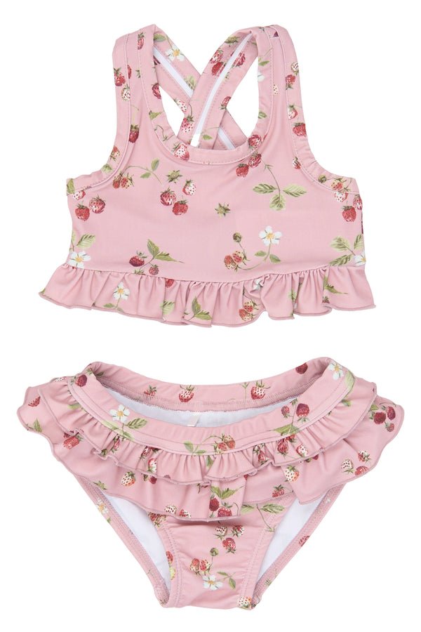 petit piao | Bikini | Misty Rose Strawberry AOP