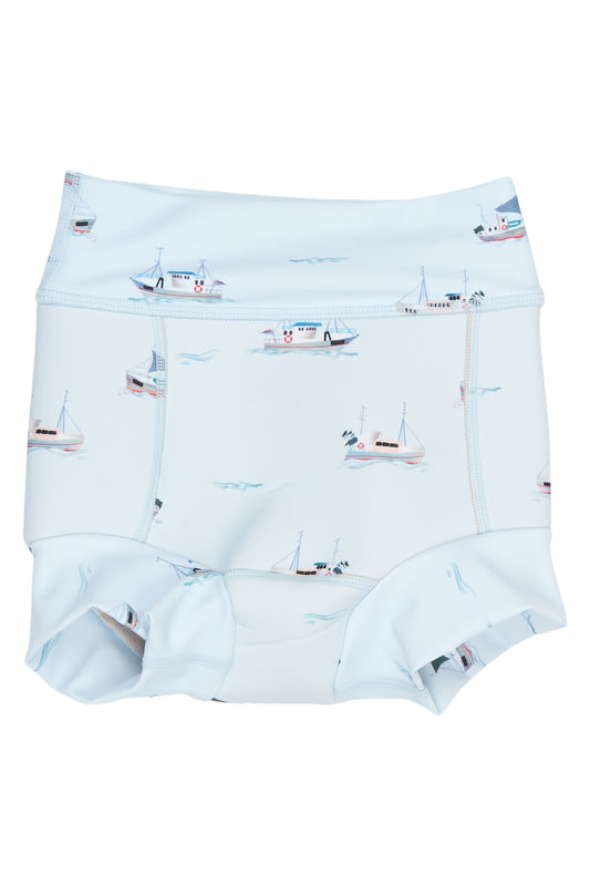 petit piao | Schwimmwindel | Illusion Blue Boat AOP