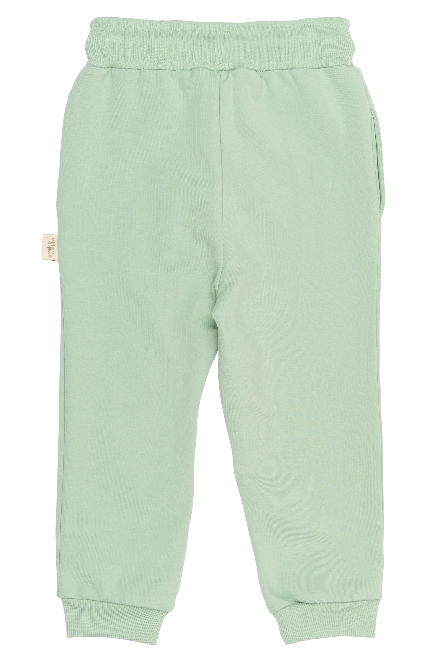 petit piao | Sweatpants | Frosty Green Butterfly EMB