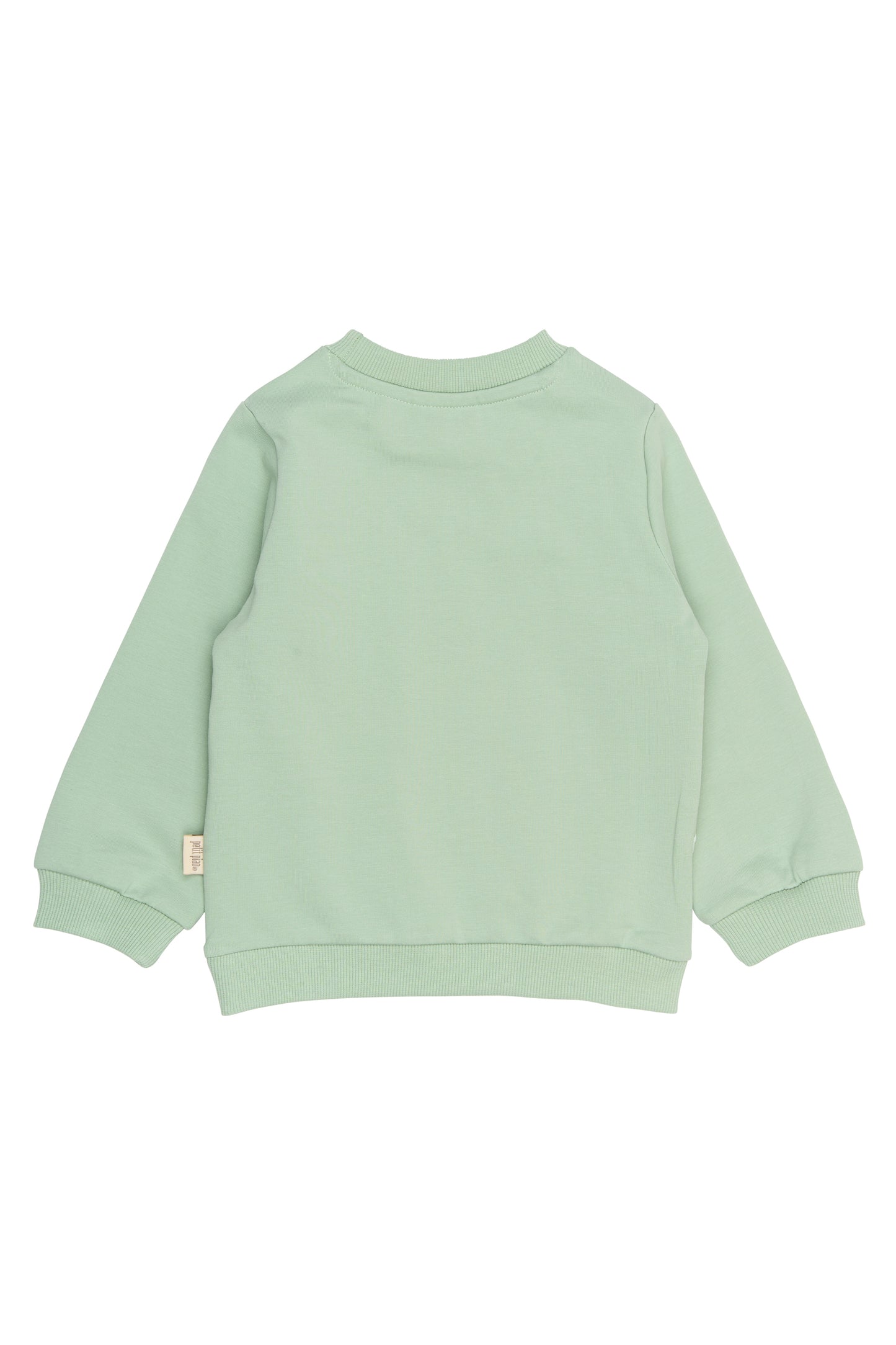 petit piao | Sweatshirt | Frosty Green Butterfly EMB