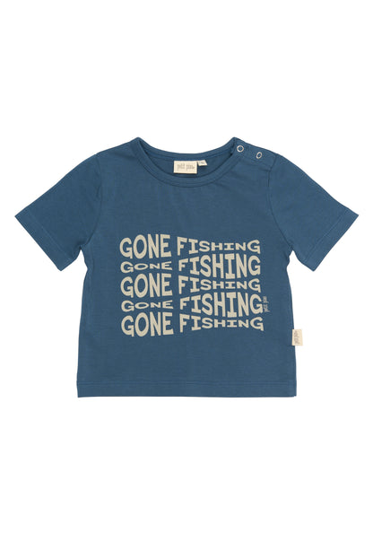 petit piao | T-Shirt | Dark Denim