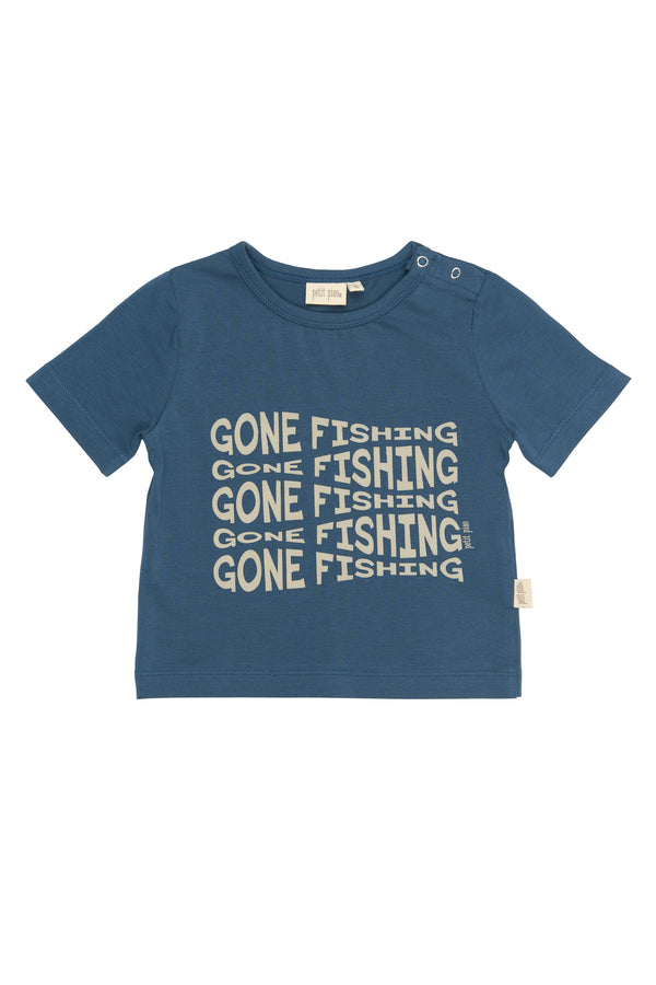 petit piao | T-Shirt | Dark Denim