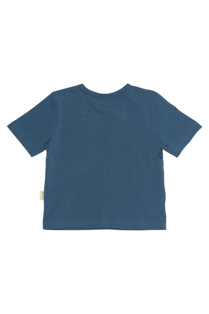 petit piao | T-Shirt | Dark Denim