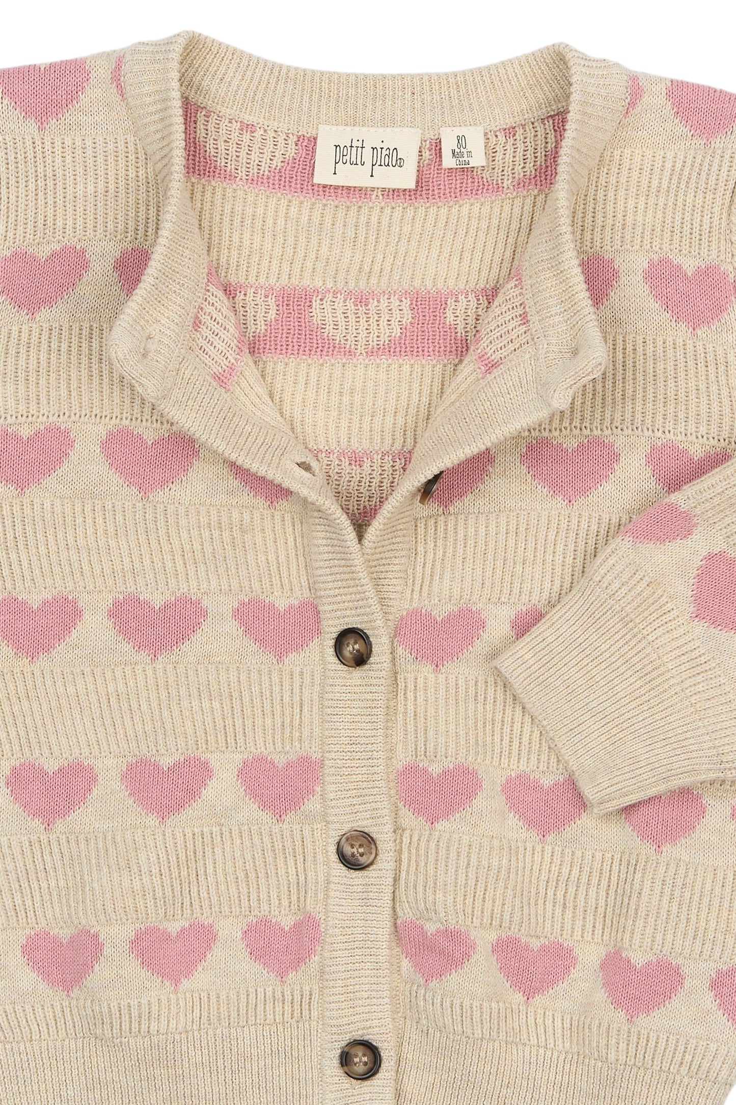 petit piao | Cardigan | Fog Heart AOP