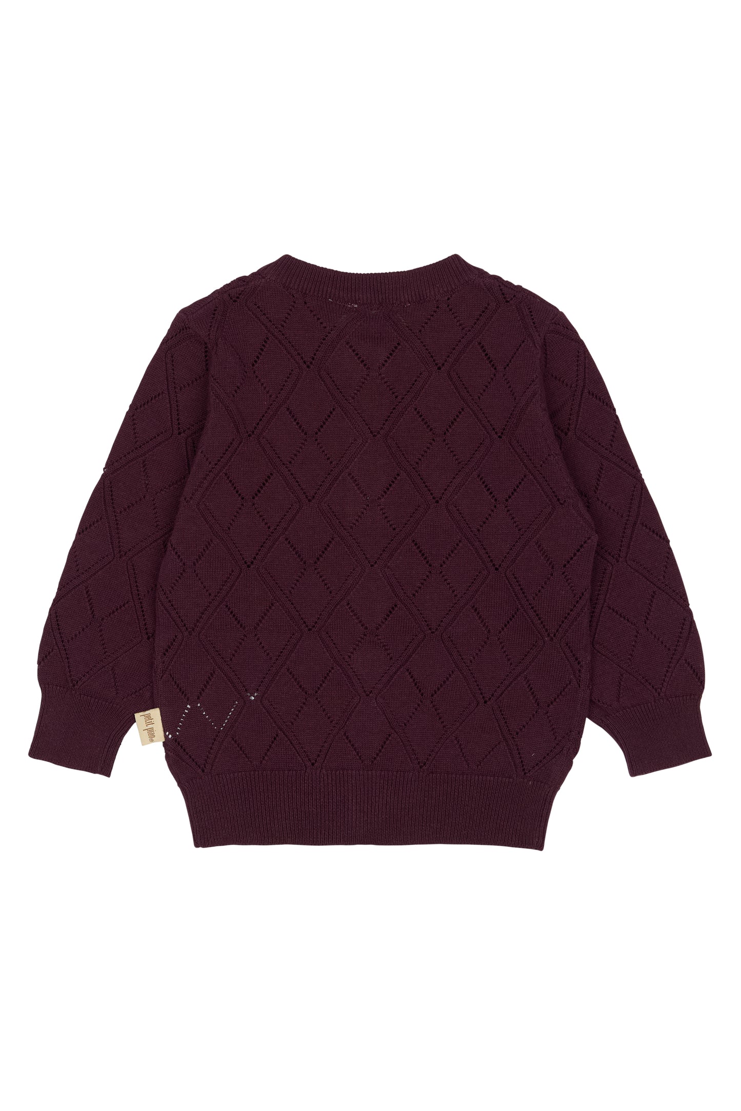 petit piao | Cardigan | Dark Burgundy