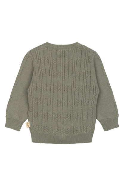 petit piao | Cardigan | Dusty Moss