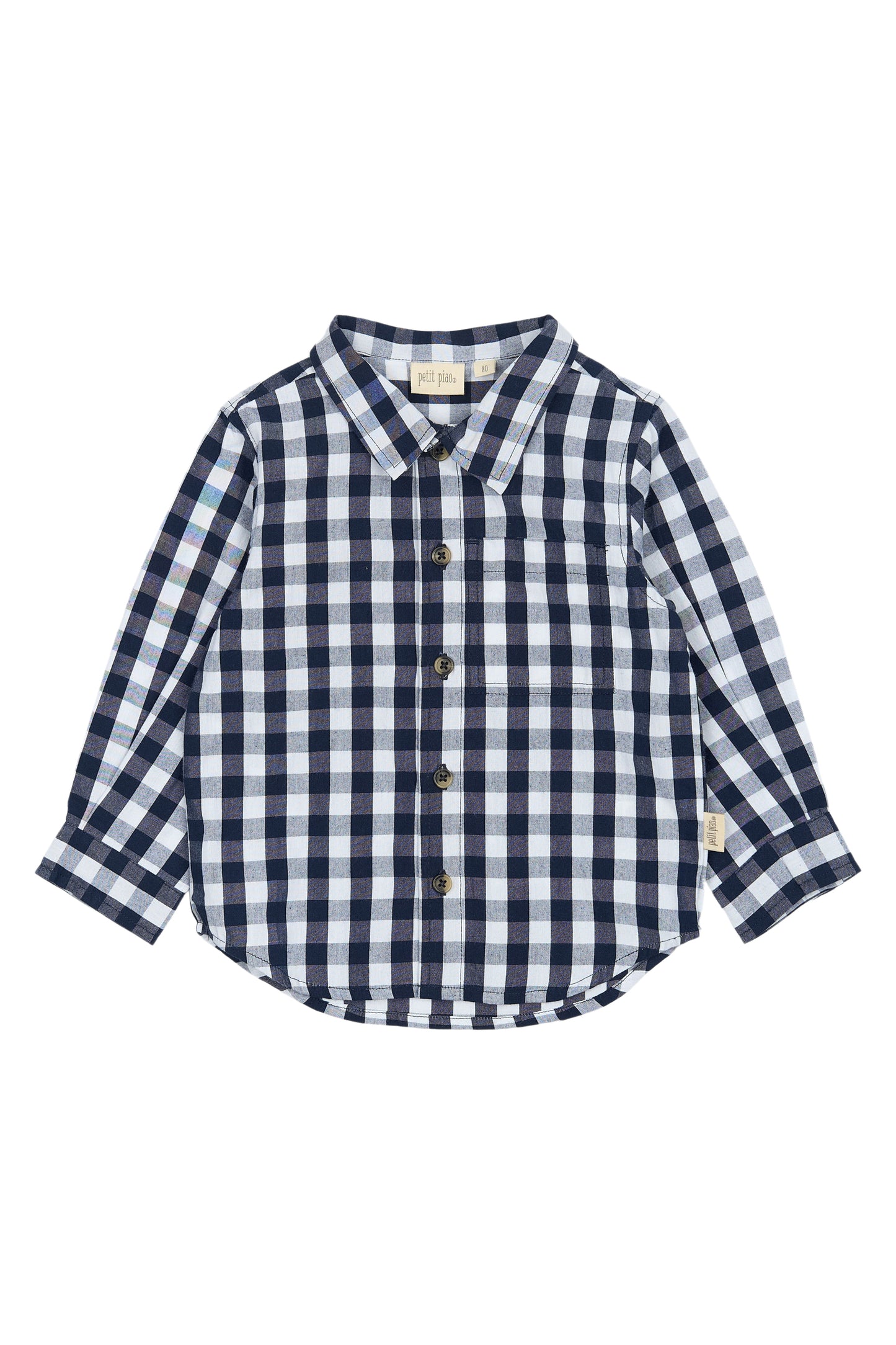 petit piao | Hemd | Blue Check