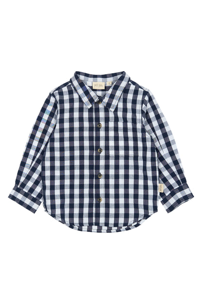 petit piao | Hemd | Blue Check
