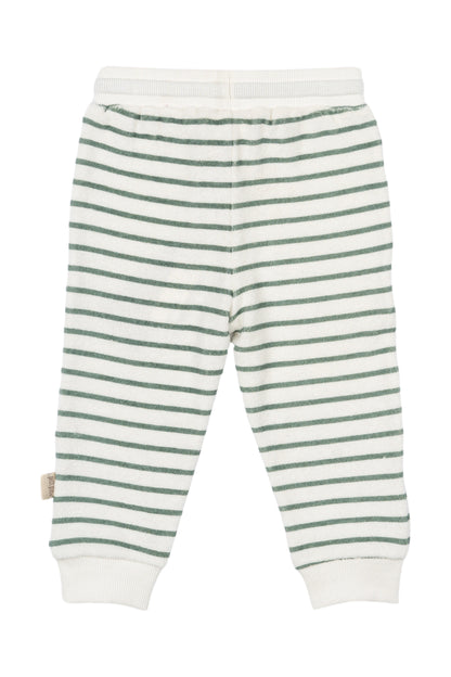 petit piao | Jogging Bottoms | Off-white/green