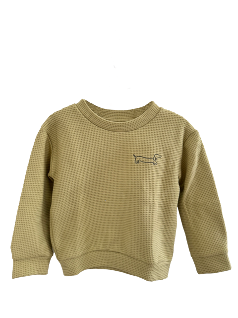 MerryMinis | Lotta & Poldi Sweatshirt | Waffle Piqué