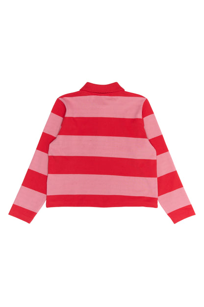 The New | Polo Longsleeve | Ski Patrol Striped