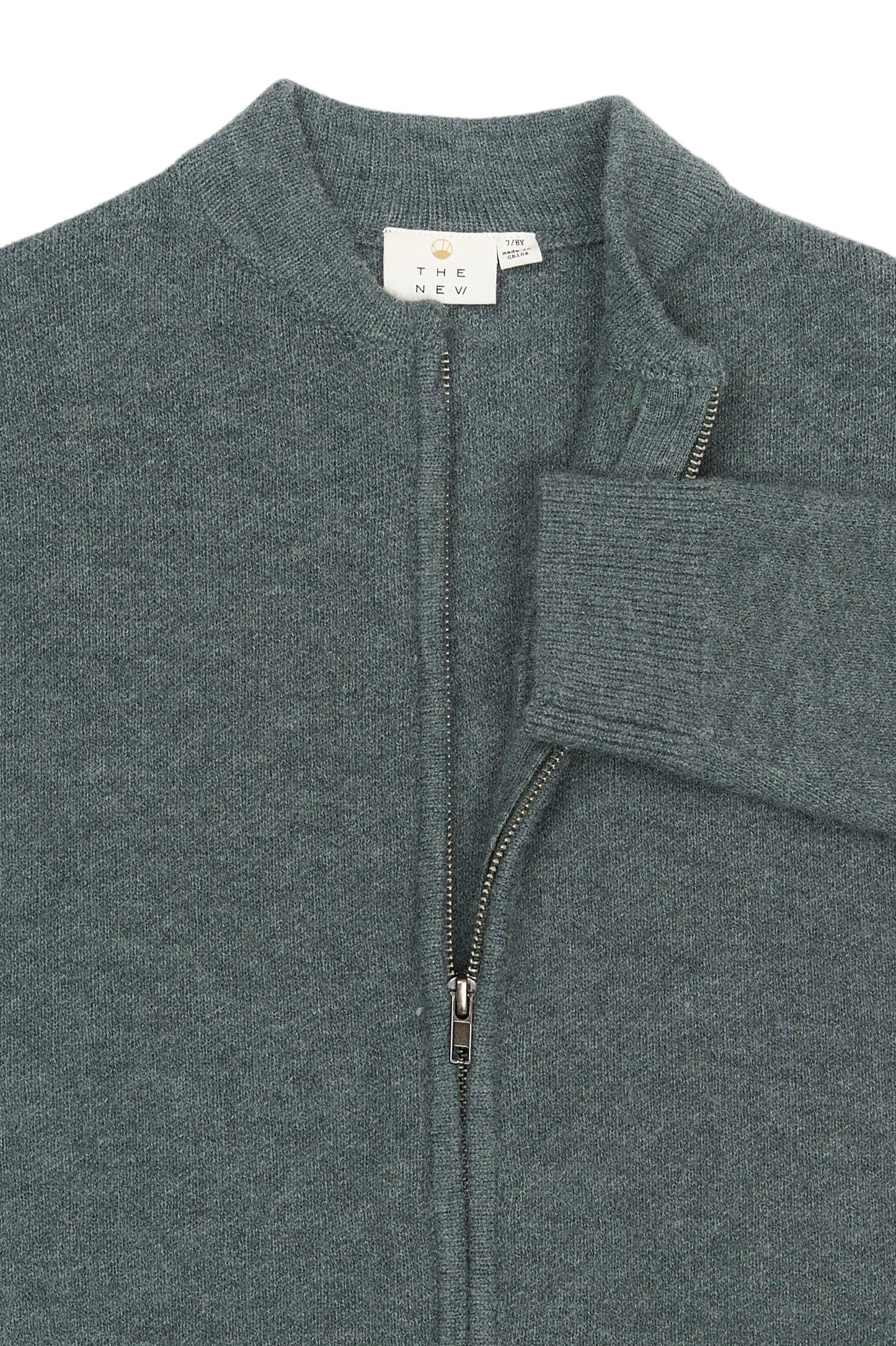 Neu | Strickjacke | Blau meliert