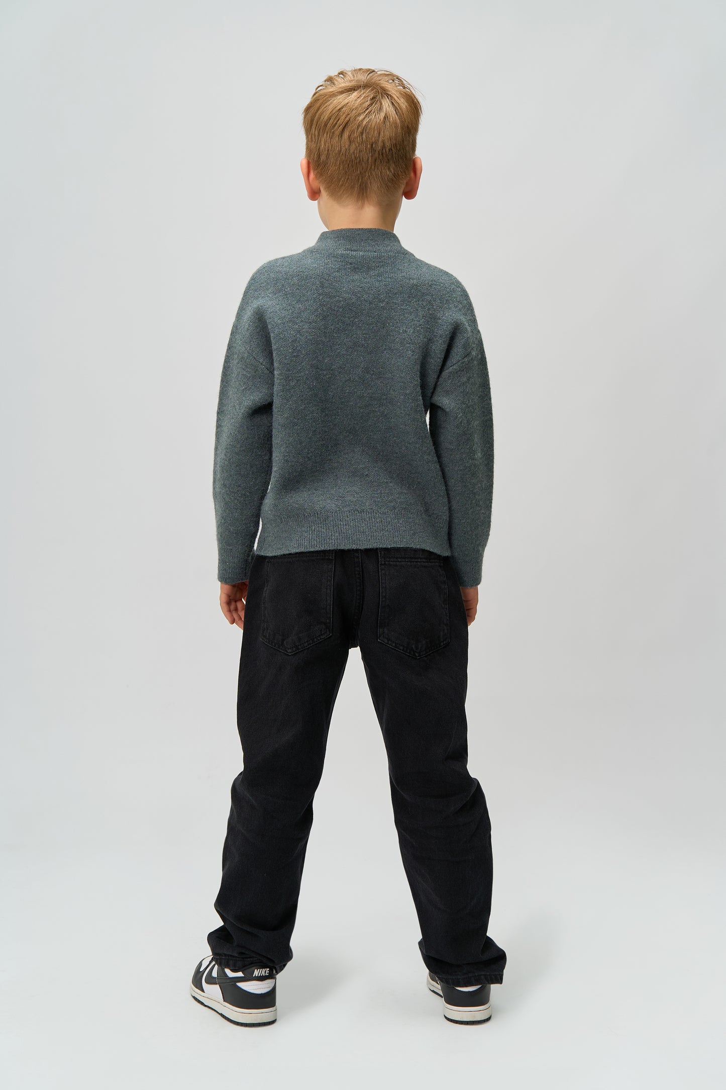 Neu | Strickjacke | Blau meliert