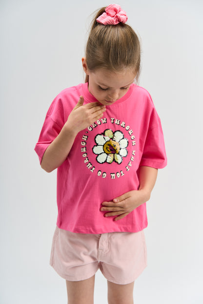 The New | T-Shirt | Carmine Rose