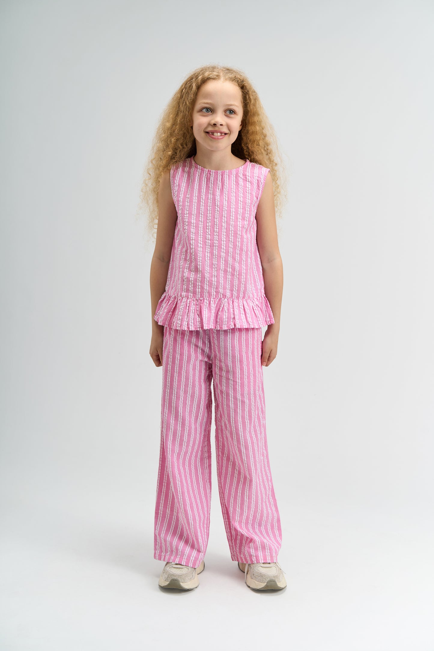 The New | Top | Carmine Rose Striped