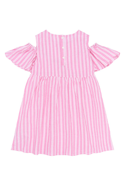 The New | Dress | Carmine Rose Striped