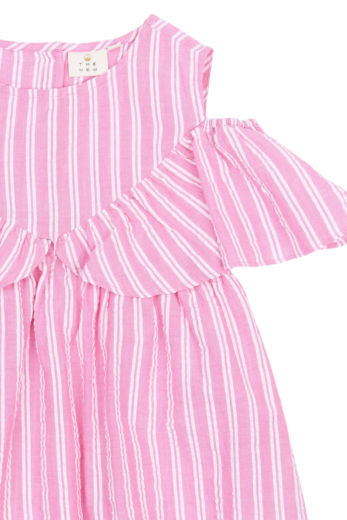 The New | Dress | Carmine Rose Striped