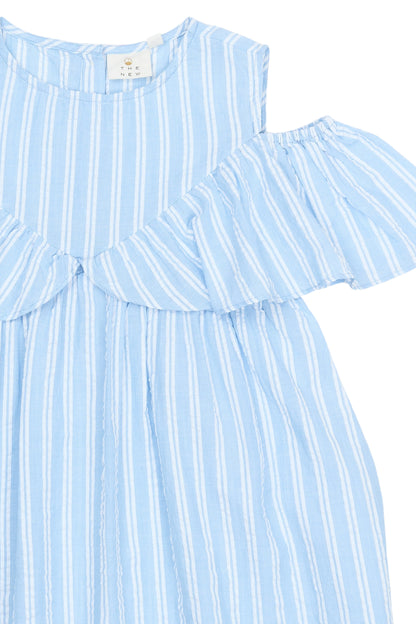The New | Dress| Forever Blue Striped