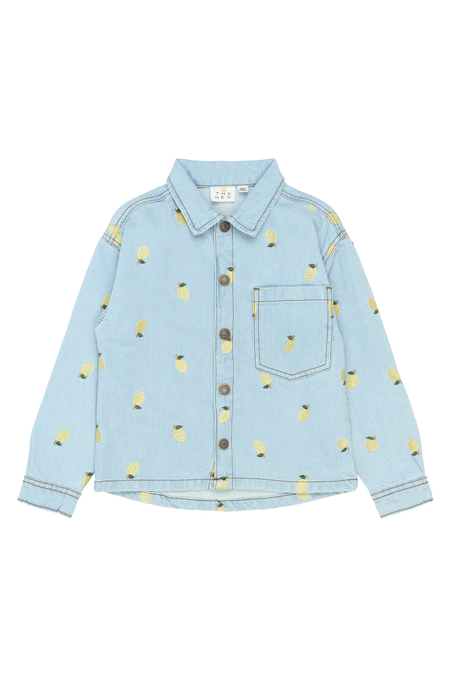 The New | Overshirt | Light Blue Denim EMB