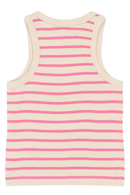 The New | Top | Carmine Rose Striped