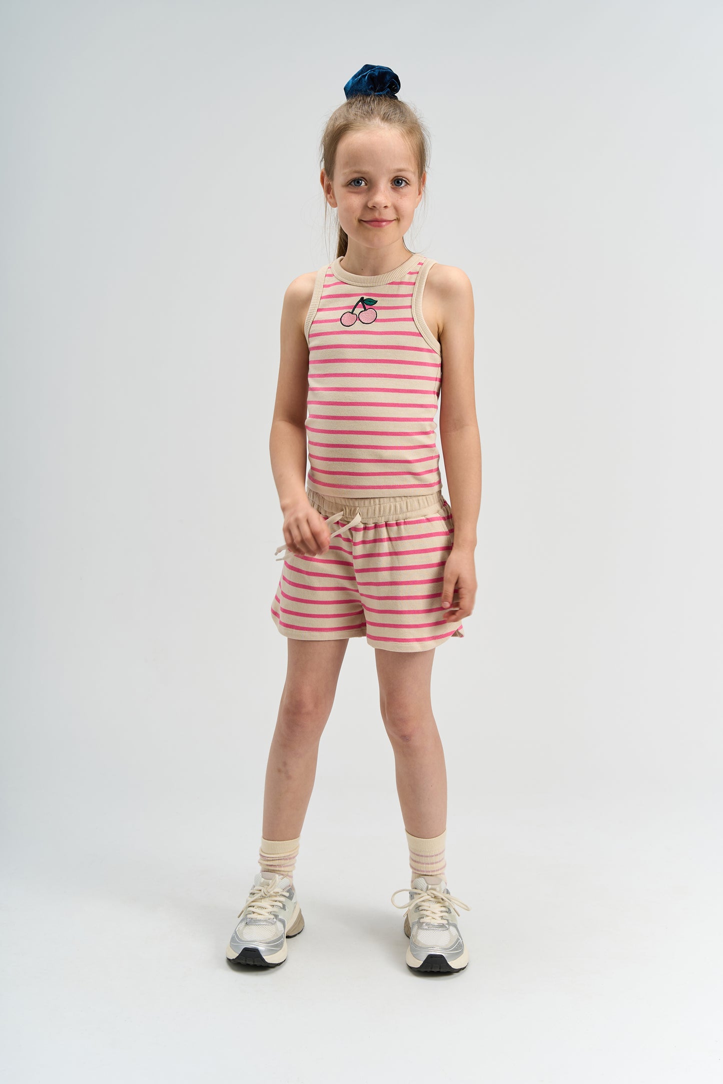 The New | Top | Carmine Rose Striped