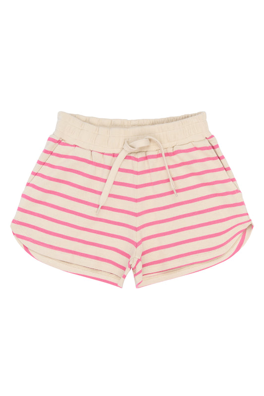 The New | Shorts | Carmine Rose Striped