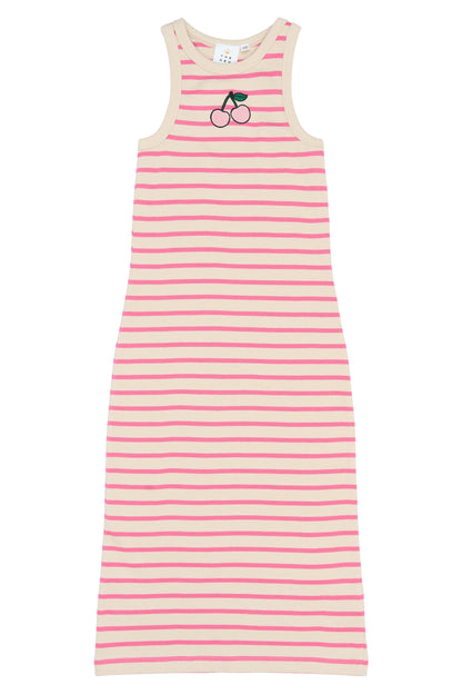 The New | Dress | Carmine Rose Striped