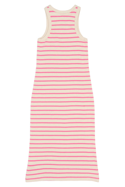 The New | Dress | Carmine Rose Striped