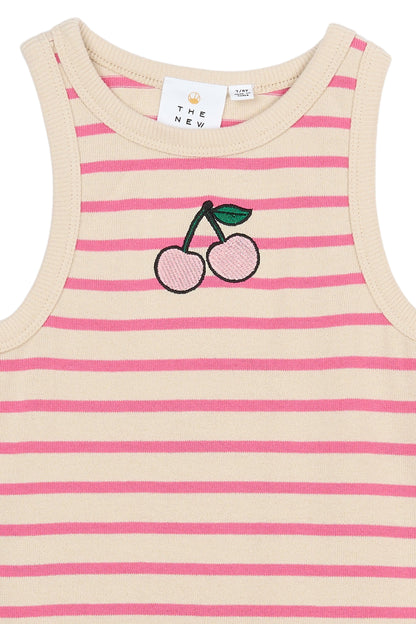 The New | Dress | Carmine Rose Striped