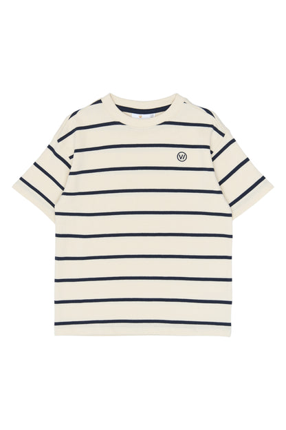 The New | T-Shirt | Gardenia Striped