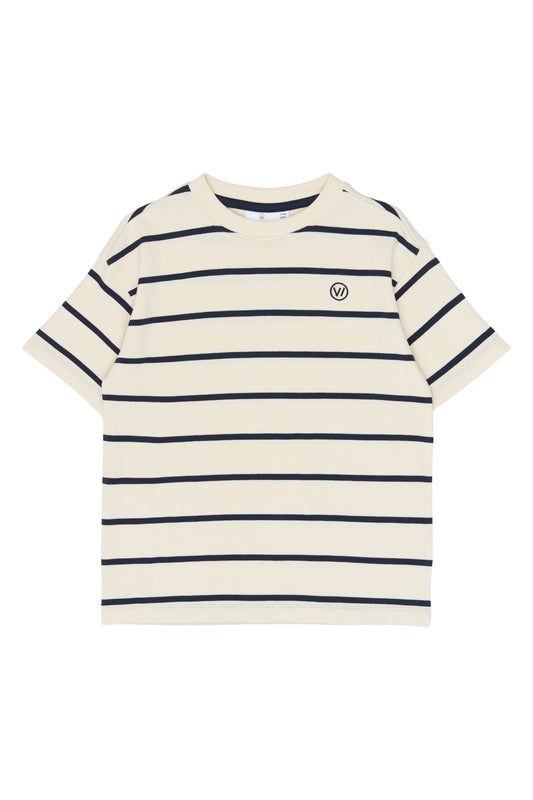 The New | T-Shirt | Gardenia Striped