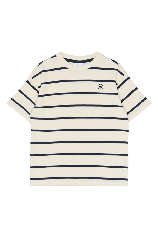 The New | T-Shirt | Gardenia Striped