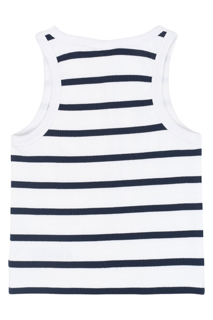 The New | Top | Navy Blazer Striped