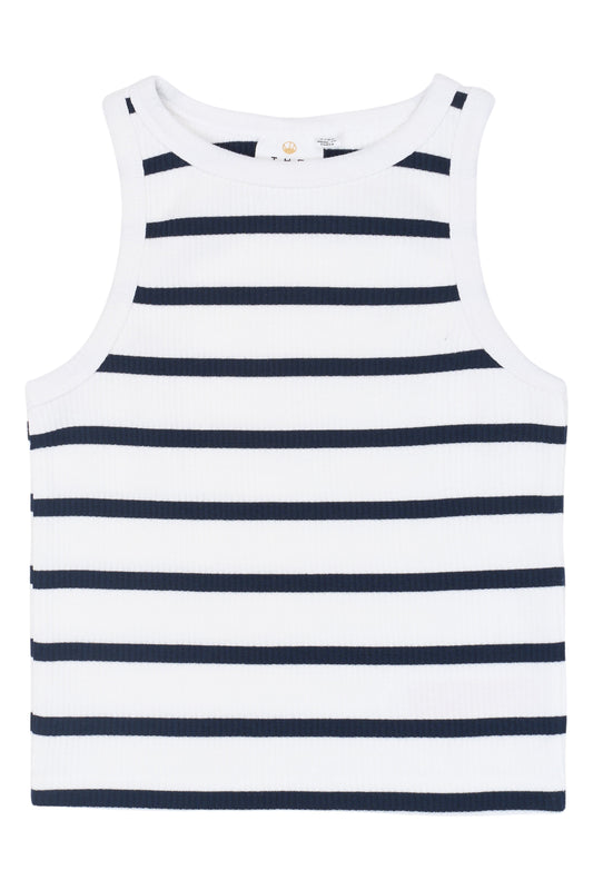 The New | Top | Navy Blazer Striped